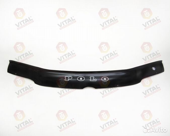 Спойлер капота (мухобойка) VW Polo 3 рестайлинг