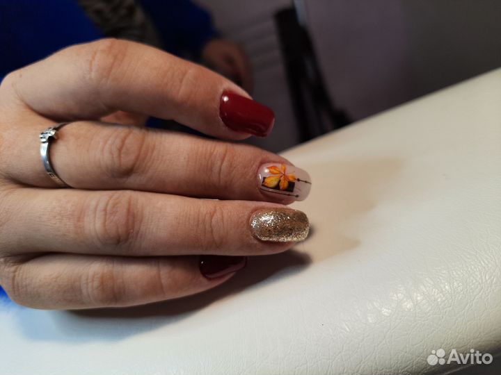 Наращивание ногтей/гель-лак/педикюр