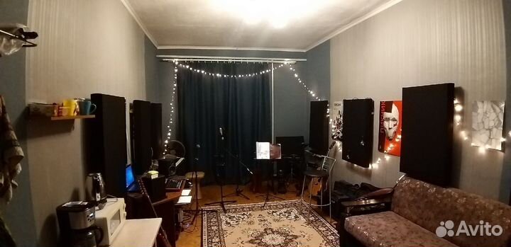 Студия для занятий вокалом, игре на гитаре