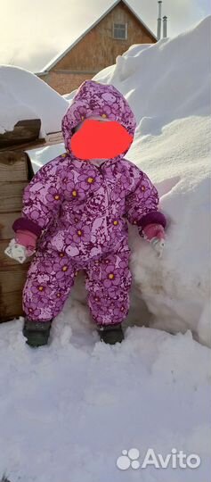 Зимний комбинезон 74 80 для девочки