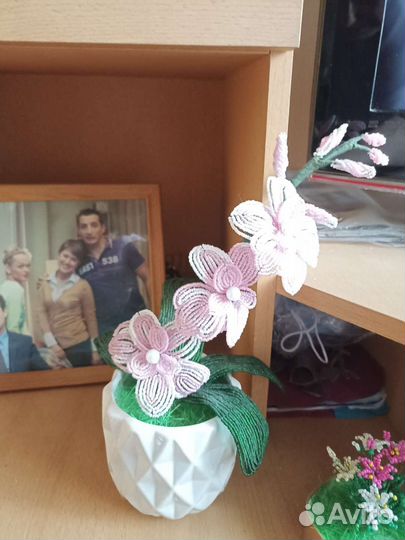 Цветы и деревья из бисера