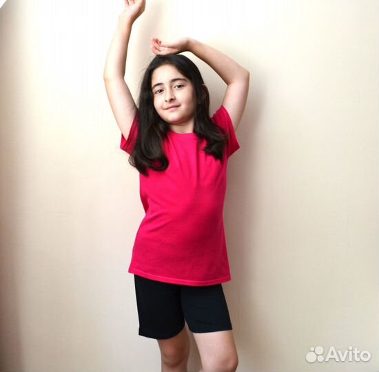 Костюм спортивный Футболка+шорты110-128 рост