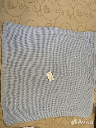 Плед детский вязаный