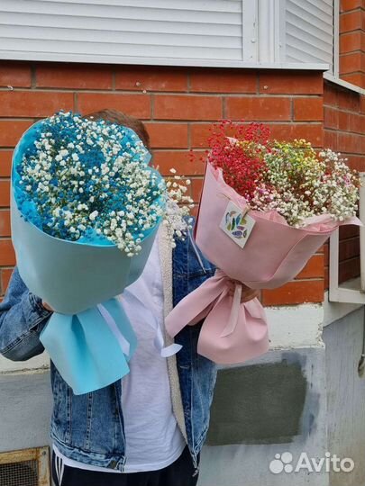 Букеты из гипсофилы