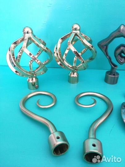 Декоративные, металлические наконечники