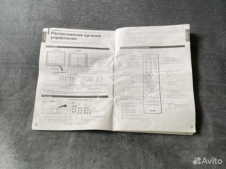 Руководство по эксплуатации телевизора Toshiba