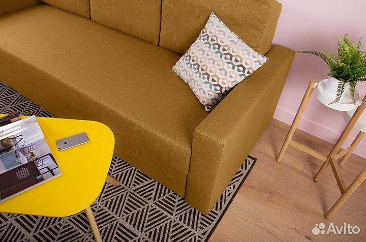 Диван Textile Yellow