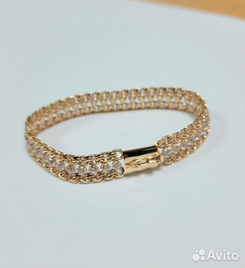 Золотой браслет, женский, золото