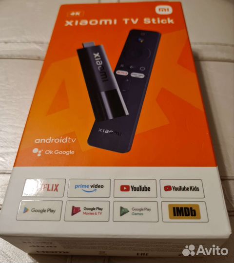 Xiaomi Mi stick 4k WiFi BT Android смарт приставка