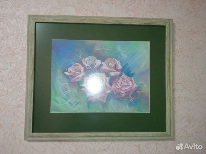 Картина пастелью 