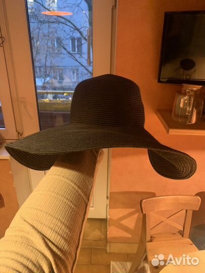 Шляпа летняя широкополая женская