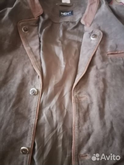 Мужской замшевый пиджак