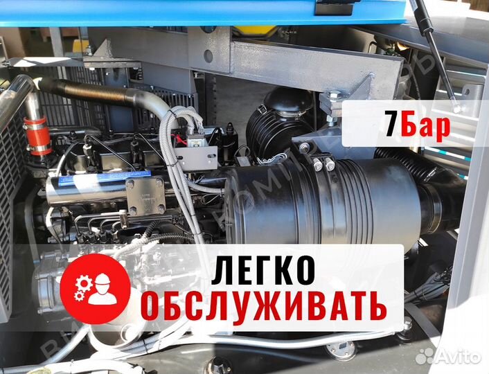 Компрессор дизельный винтовой