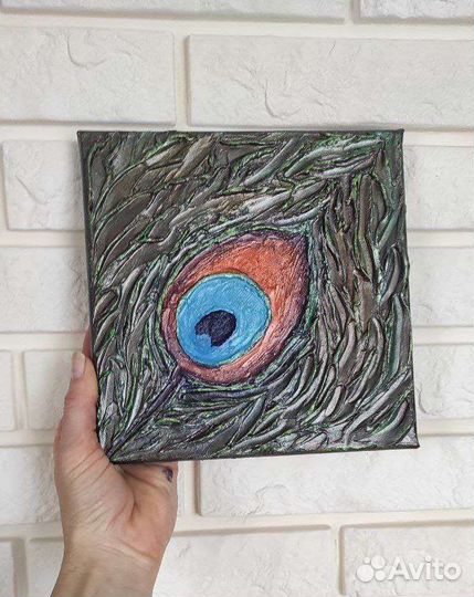 Интерьерная фактурная картина на холсте