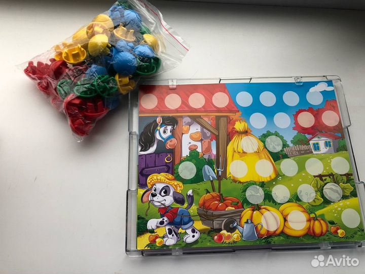 Игра мозаика пластиковая Рыжий кот 