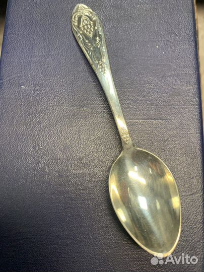 Набор кофейных серебряных ложек. 875 пробы