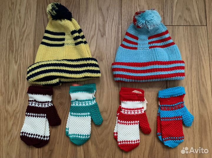 Шапки и варежки детские СССР