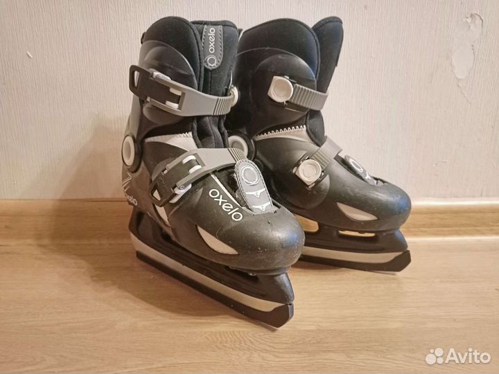 Коньки хоккейные детские раздвижные