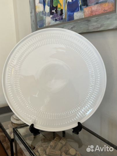 Тортовница Hutschenreuther 32 см фарфор. Германия