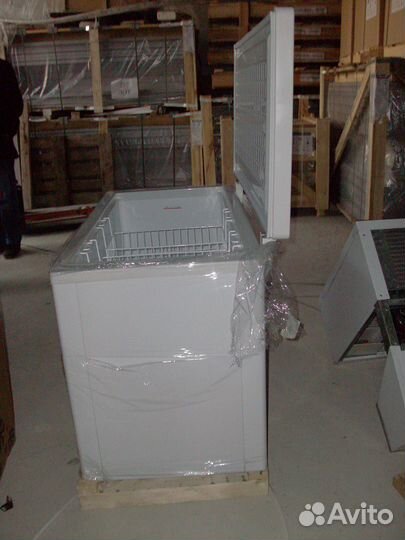 Морозильник с металлической крышкой для дома 400 л