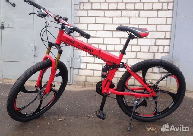 Велосипед на литых дисках