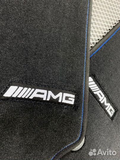 AMG коврики в салон на Mercedes-Benz w204