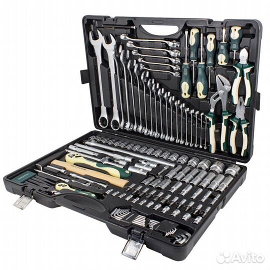 Набор инструментов 128 пр.1/4''1/2''(6гр.)(головки