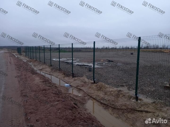 Забор Гиттер 3Д 3 мм. 1.7 метра