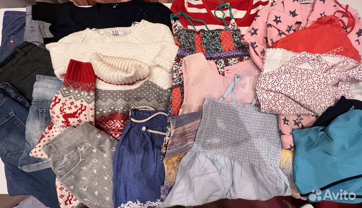 Вещи для девочки 140 см, зимние вещи