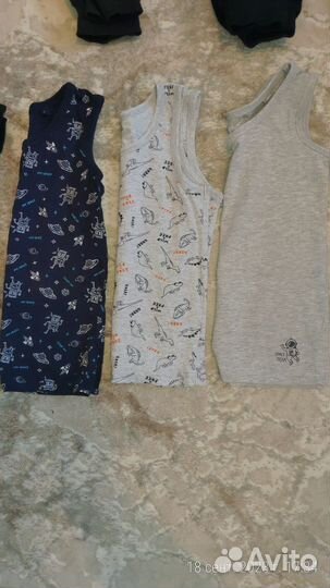 Вещи пакетом для мальчиков р.116 до 122