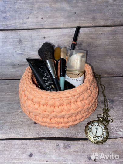 Сумки, корзинки и рюкзаки из трикотажной пряжи