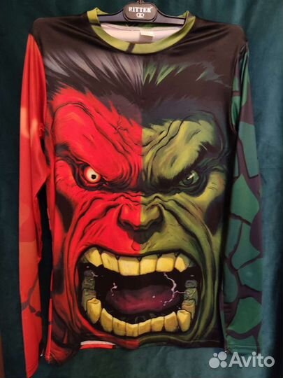 Рашгард мужской Халк