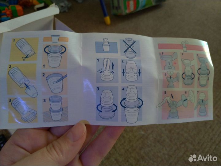 Контейнеры для хранения грудного молока Avent