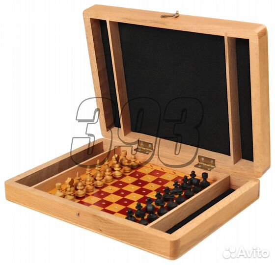 Шахматы Ретро Дорожные (чёрные) (52198)