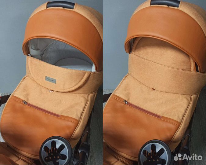 Коляска 3в1 Adamex Massimo+Cybex Aton Q 2в1/3в1