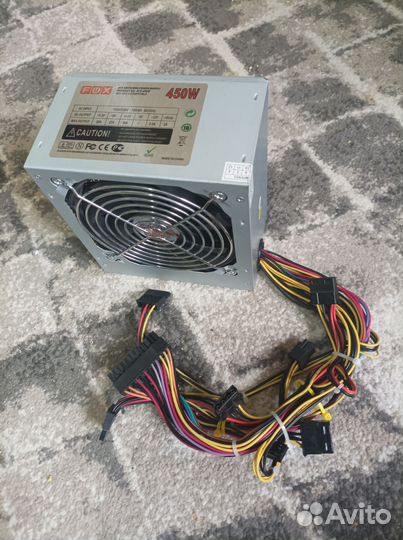 Блок питания 450wt Fox atx-450w