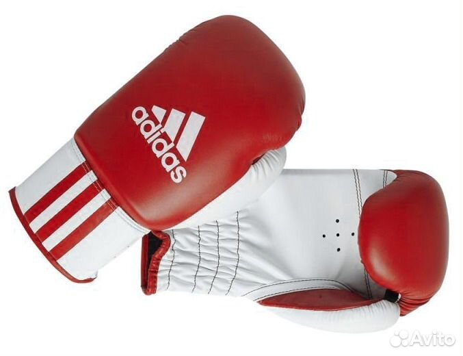 Перчатки бокс Adidas Rookie-2 красные, р. 8 oz