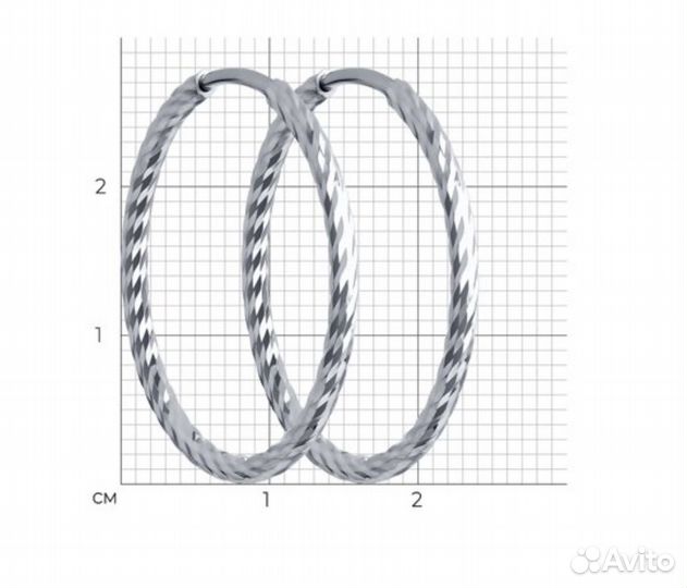 Серьги из серебра 925 пробы Sokolov