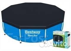 Тент на бассейн 305 каркасный и с надувным бортом