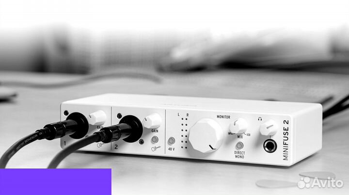 USB аудиоинтерфейс Arturia MiniFuse 2 black