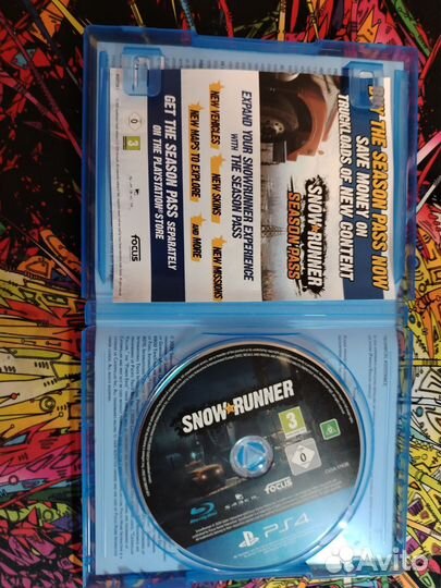 Диск на ps4 snowrunner
