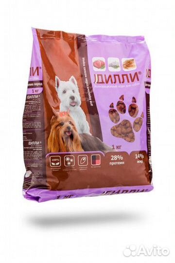 Для взрослых собак мелких пород, фас. 1 кг