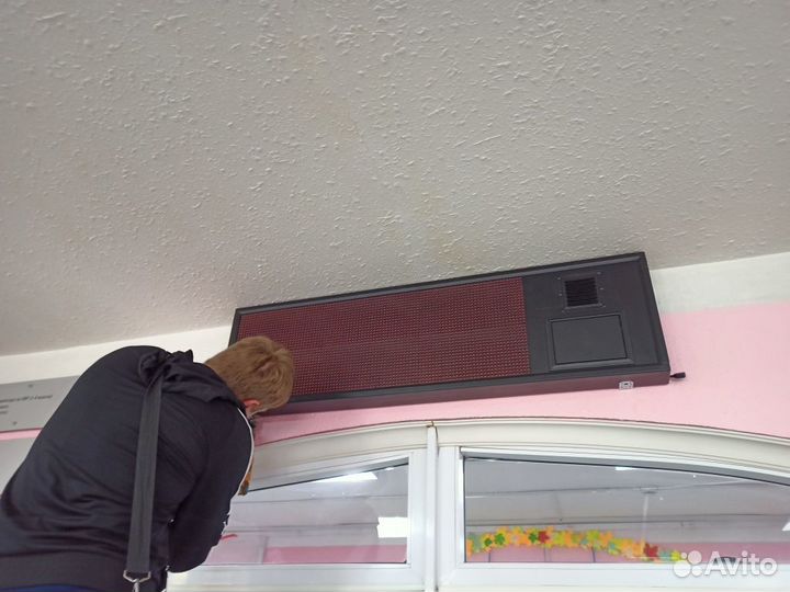 Визуально-акустическое табло с бегущей строкой