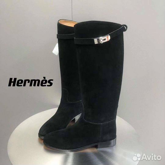 Сапоги# женские Hermes Премиум