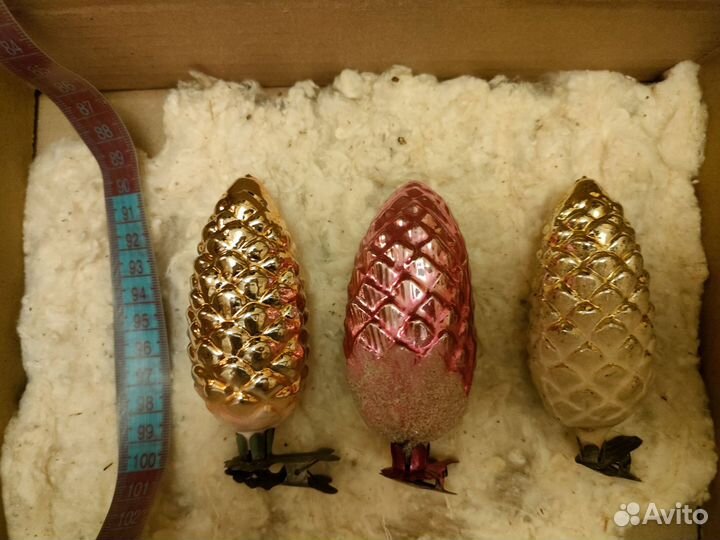 Елочные игрушки СССР на прищепке