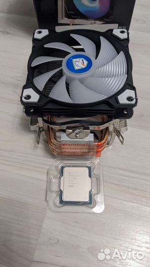 Intel core i5 12400f + b760m + 16gb + 500gb +кулер