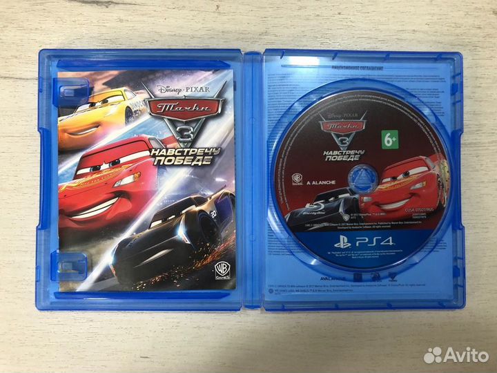 Тачки 3 Навстречу Победе для Sony Ps4