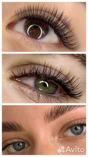 Ламинирование ресниц, Наращивание ресниц