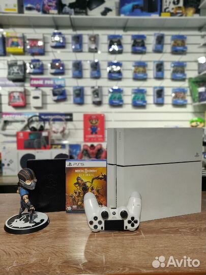 Ps4 Fat 500gb White Комплект Mortal Kombat 11