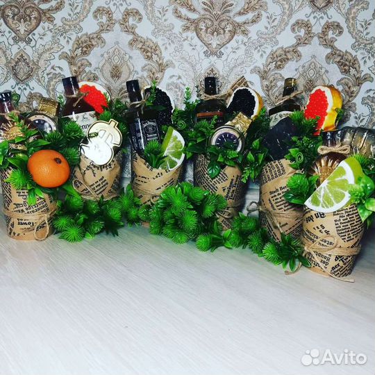 Мужские мыльные букеты